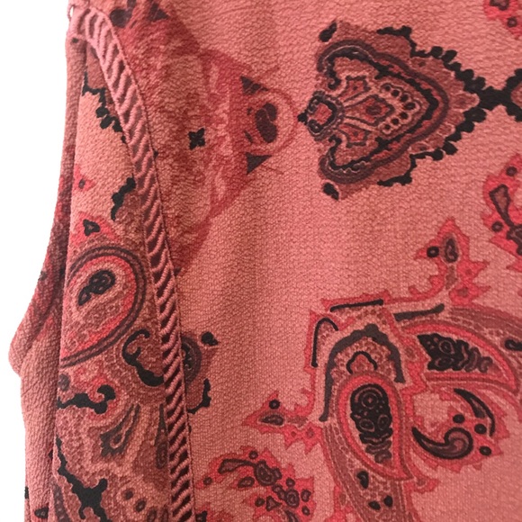 TAYLOR & SAGE bohemian mauve print flowy dress - Picture 3 of 4